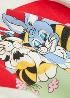 Kenzo Cartoon Printed Cotton T-shirt White