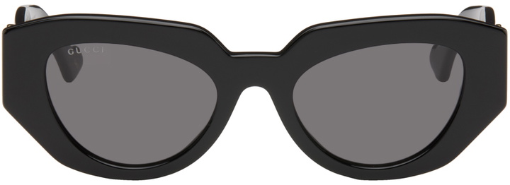 Photo: Gucci Black Geometric Sunglasses