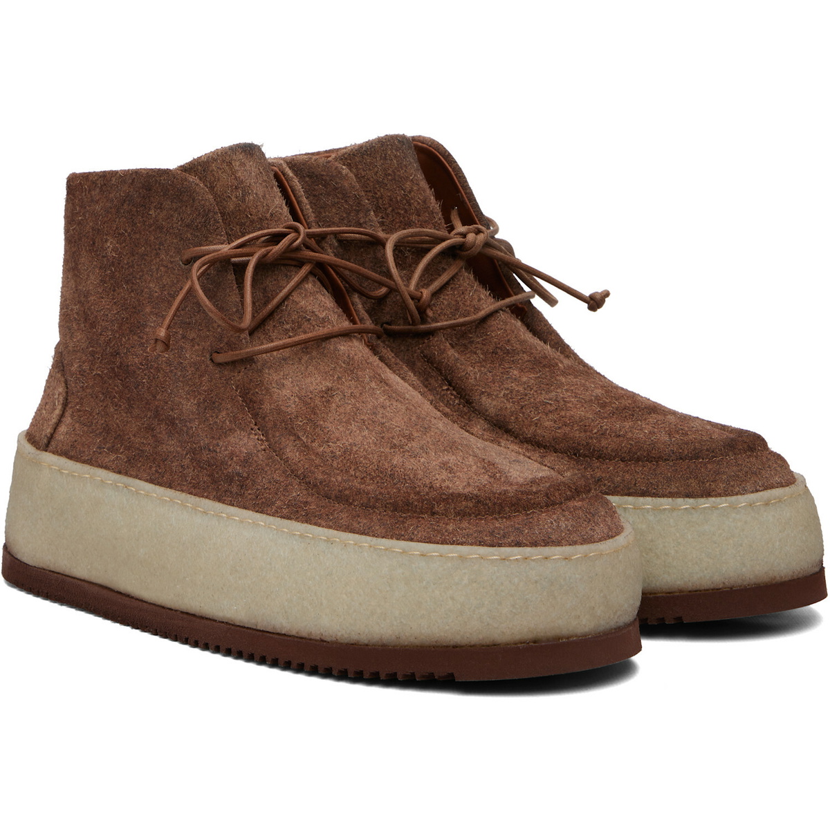 Marsèll Brown Parapana Leather Ankle Boots