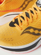 Saucony - Endorphin Speed 2 Rubber-Trimmed Mesh Running Sneakers - Yellow