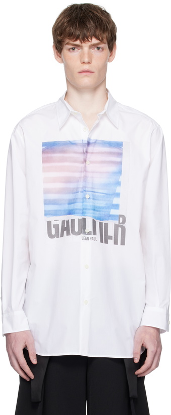 Photo: Jean Paul Gaultier White 'The Oversized Air' Shirt