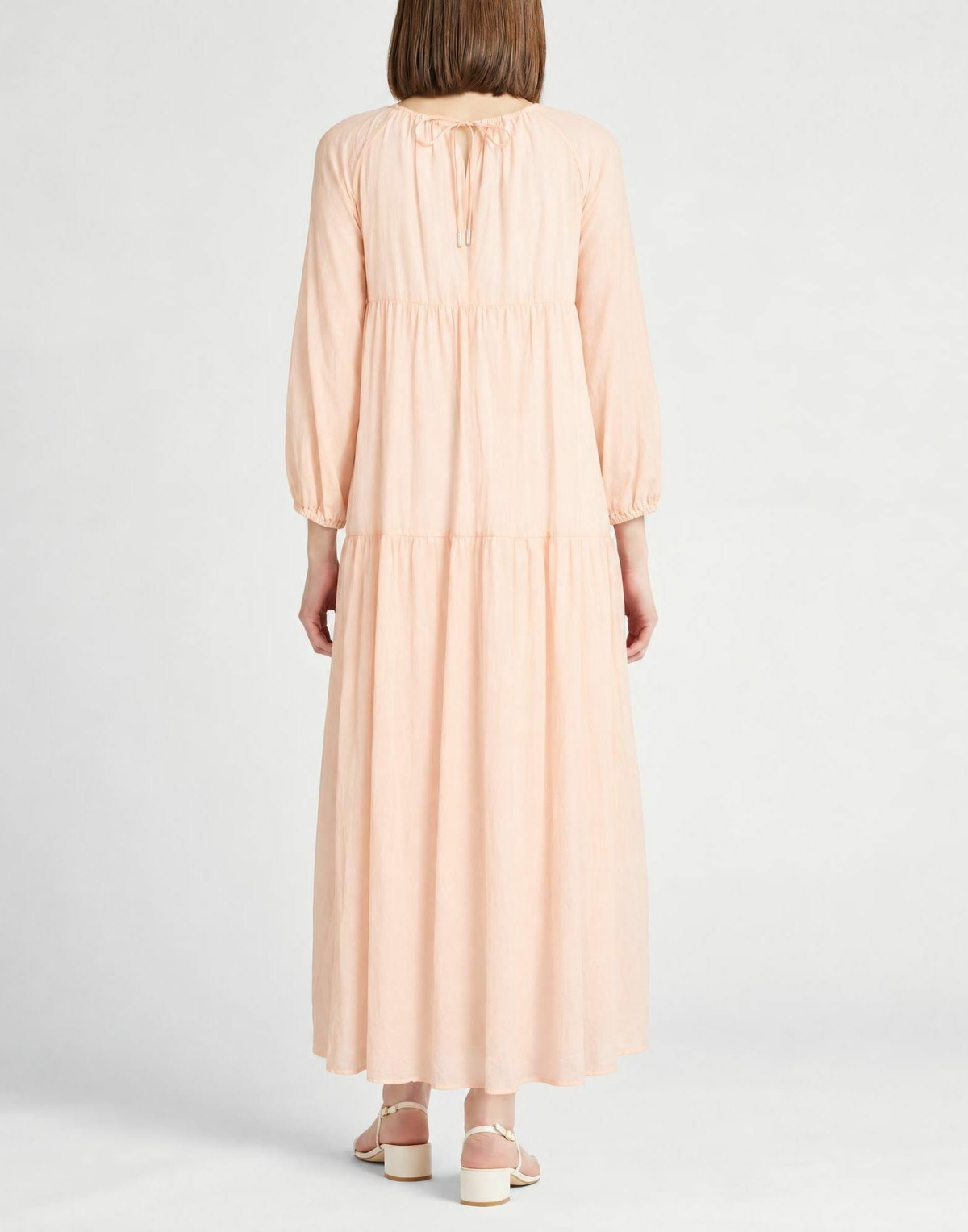 Peserico Womens Maxi dress Apricot