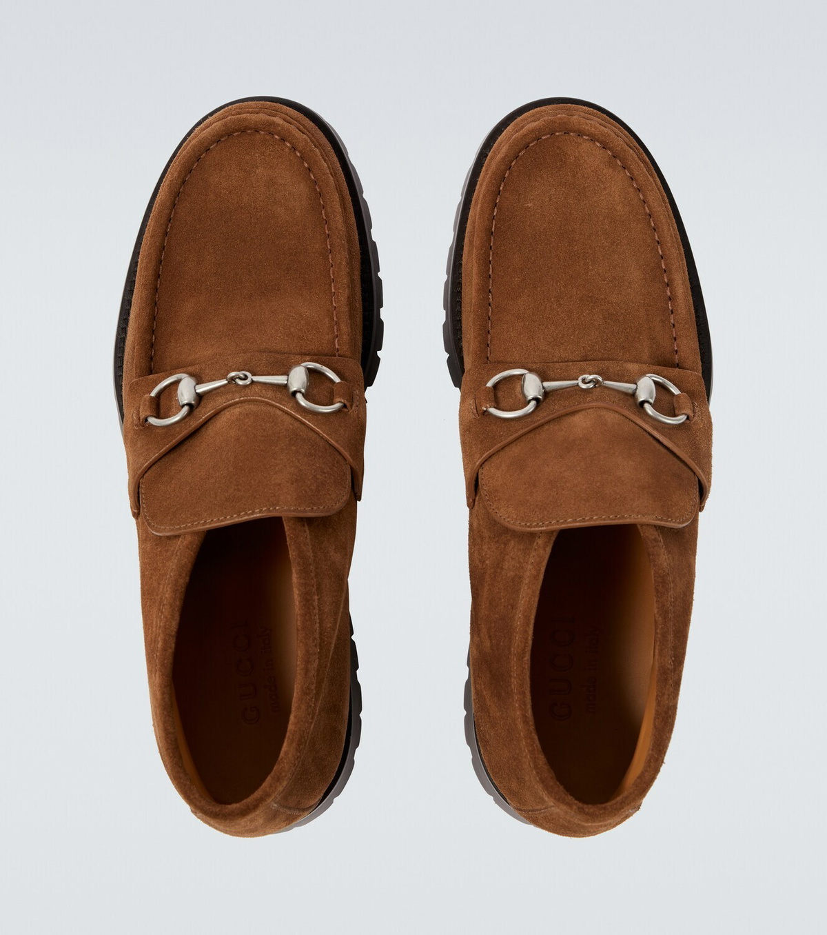 Gucci Horsebit suede ankle boots