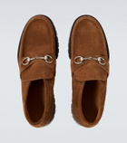 Gucci Horsebit suede ankle boots
