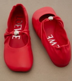 Loewe Pebble Soft leather Mary Jane flats