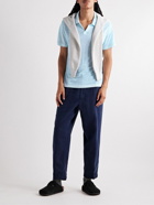 Onia - Slub Linen Polo Shirt - Blue