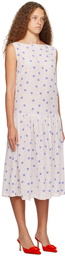 Caro Editions White Sonya Midi Dress