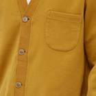 Beams Plus Men's Sweat Cardigan in Gold