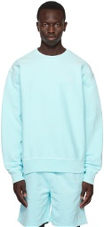 Stüssy Blue Overdyed Sweatshirt
