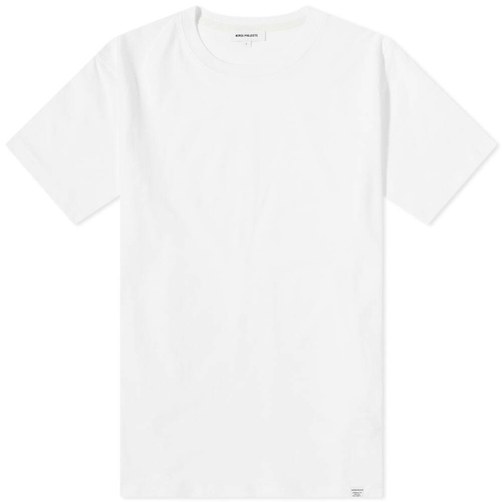 Photo: Norse Projects Men's Niels Standard T-Shirt in White