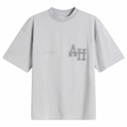 ANNIE HOOD Men's College T-Shirt in Washed Grey