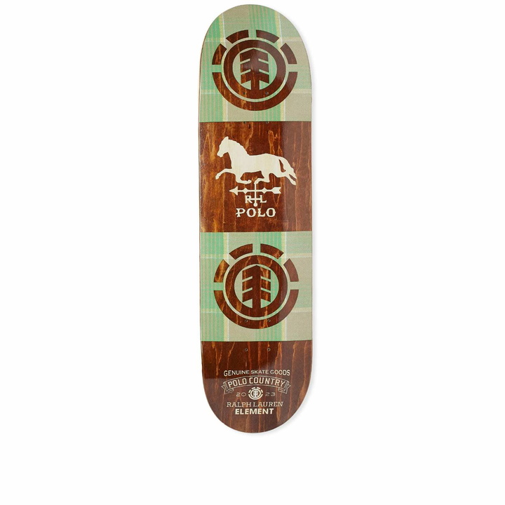 Photo: Polo Ralph Lauren Men's x Element Skate Deck in Brown Multi