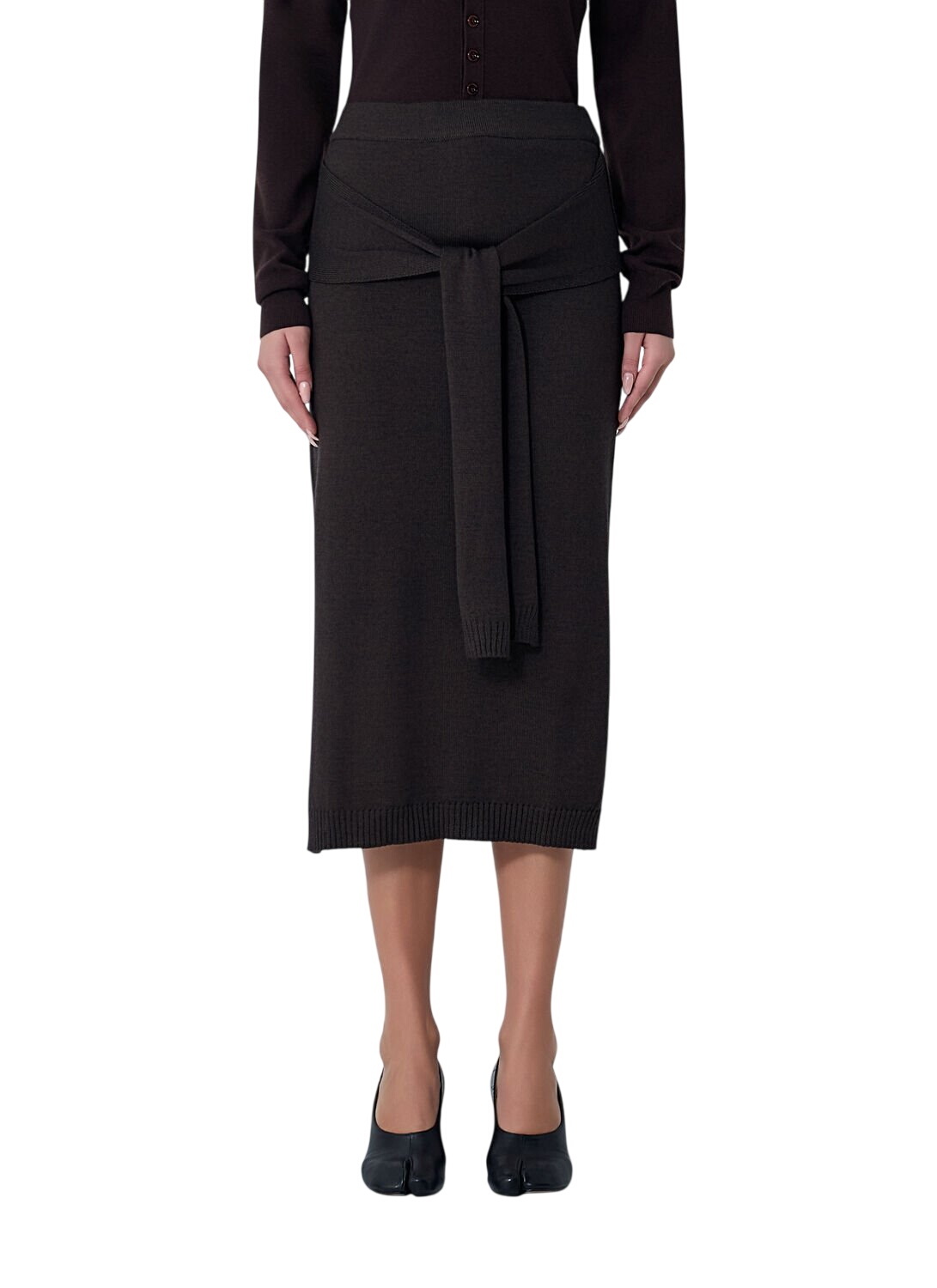 Lemaire Trompe L'Oeil Midi Skirt Lemaire