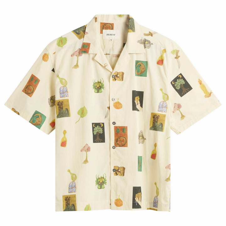 Photo: Heresy Men's Motley Shirt in Ecru