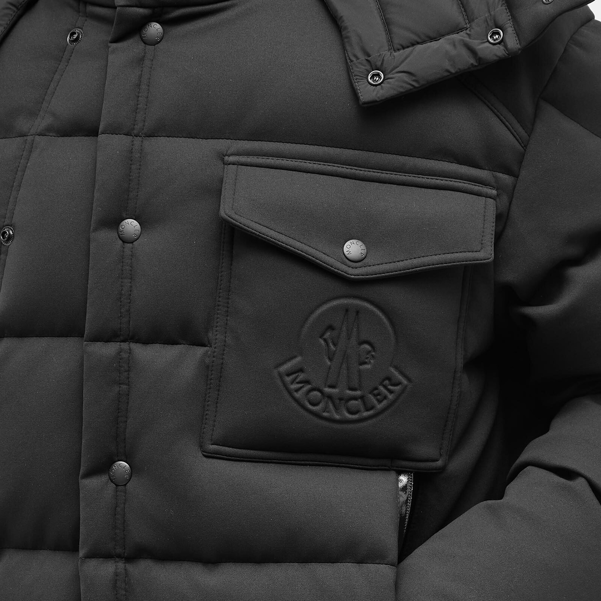 Moncler Men's Karakorum Down Filled Nylon Jacket in Black Moncler