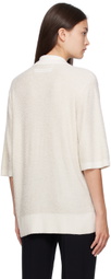 ZEGNA Off-White Short-Sleeve Cardigan