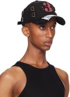 Mowalola Black 'Mowalola' Cap