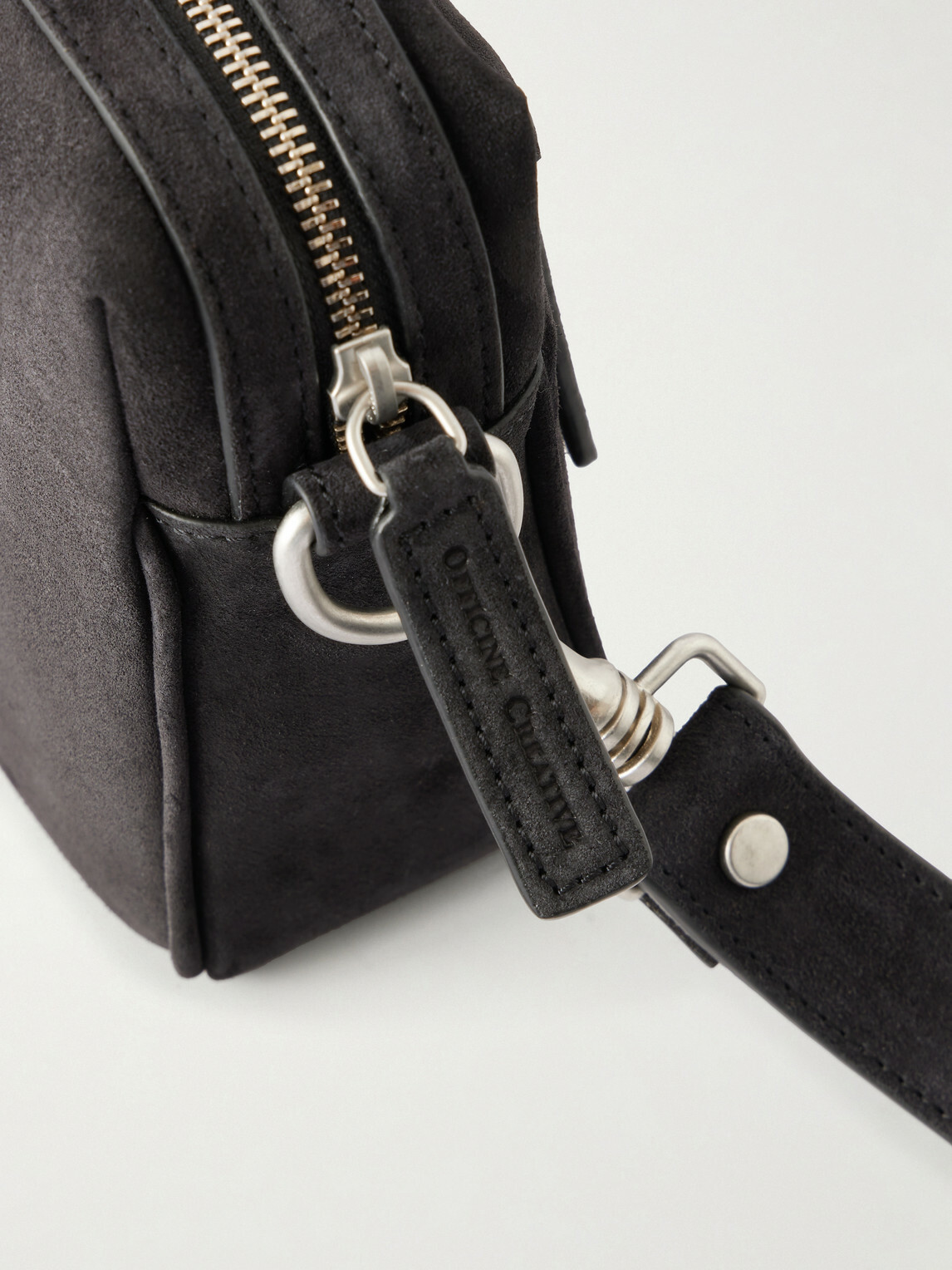 Officine Creative - Quentin 25 Suede Messenger Bag