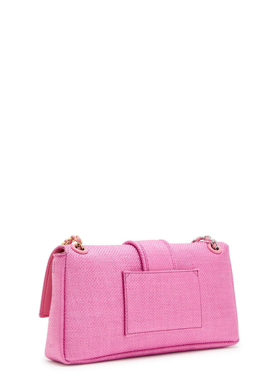 Jacquemus Le Bambino Chaîne Raffia Shoulder bag - Pink - One Size