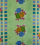 Lisa Corti Ankara Aqua Large cotton tablecloth