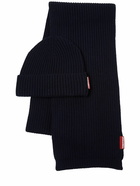 DSQUARED2 Warmy Wool Knit Scarf & Hat Set