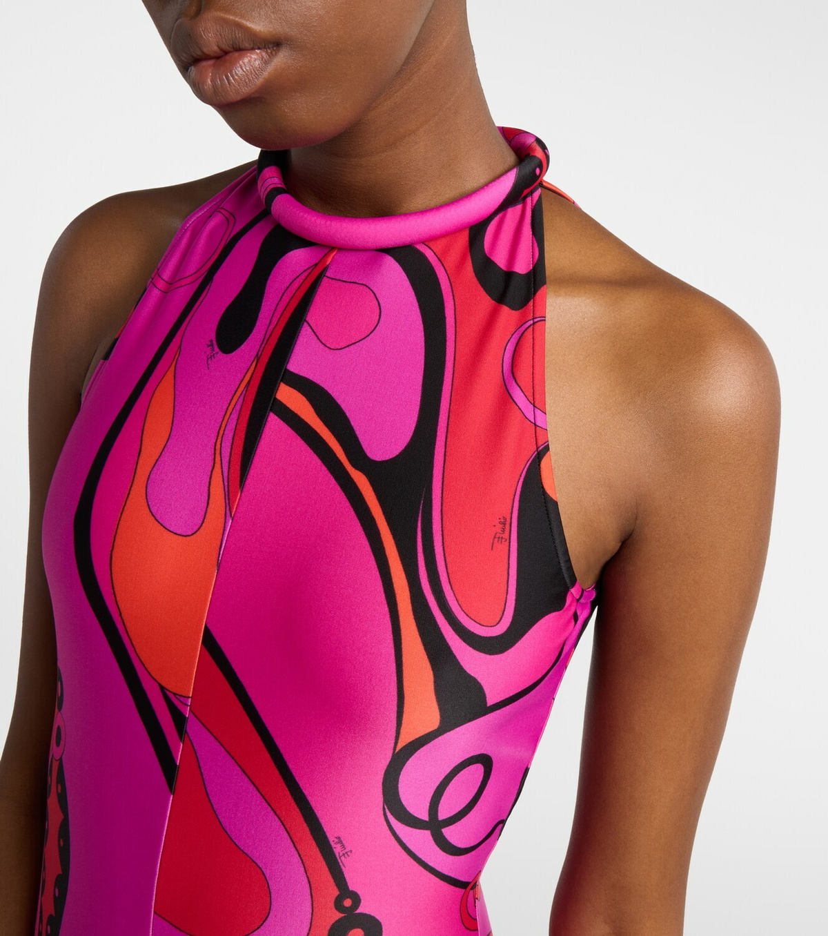 Pucci Orchidee halterneck jumpsuit