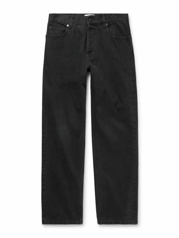 Photo: The Row - Rossen Straight-Leg Jeans - Black