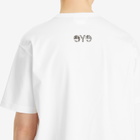 Junya Watanabe MAN Men's Eye T-Shirt in White