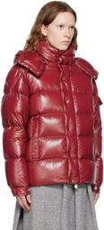 Moncler Red Moncler Maya 70 Down Jacket