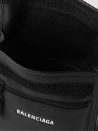 BALENCIAGA - Logo-Print Full-Grain Leather Messenger Bag