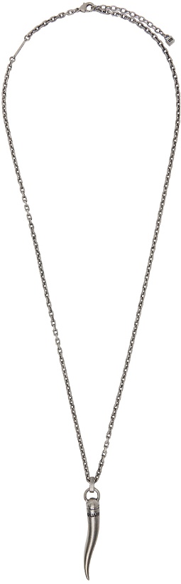 Photo: Dsquared2 Silver Lucky Horn Necklace