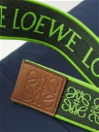 Loewe - Anagram Leather-Trimmed Logo-Jacquard Canvas and Nylon Belt Bag