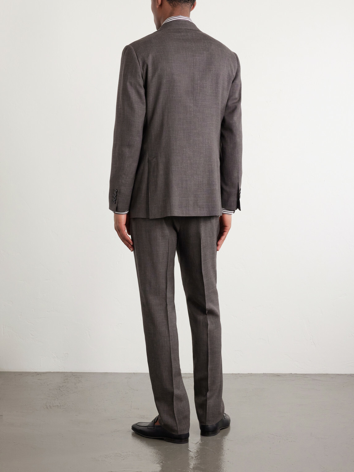 Thom Sweeney - Wool, Linen and Silk-Blend Suit - Brown