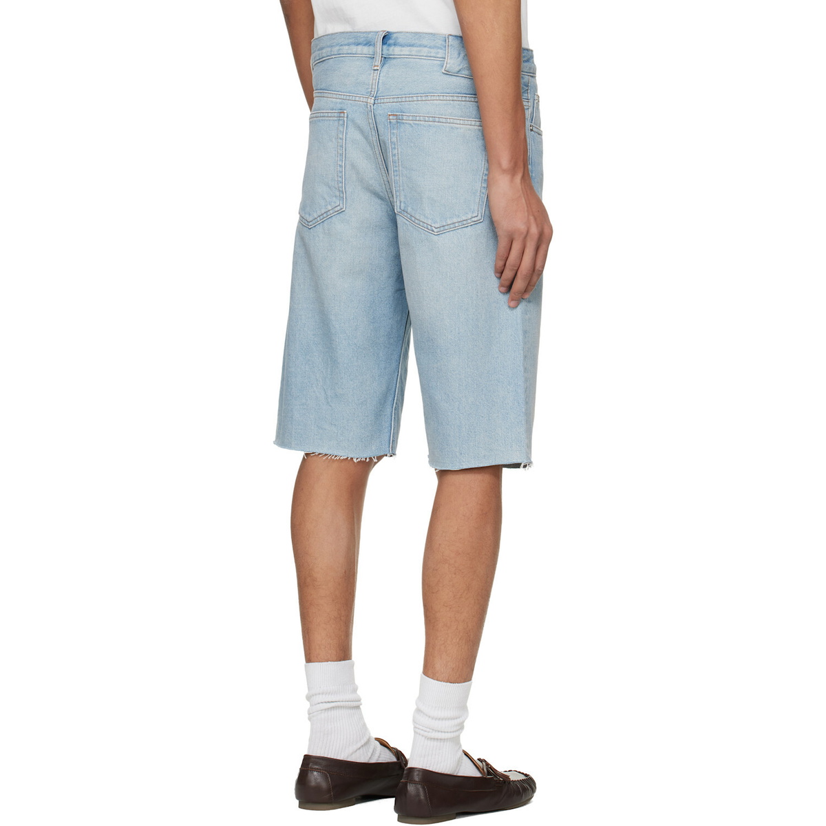 A.P.C. Blue Sam Denim Bermuda Shorts
