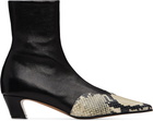 KHAITE Black Nevada Stretch Low Boots