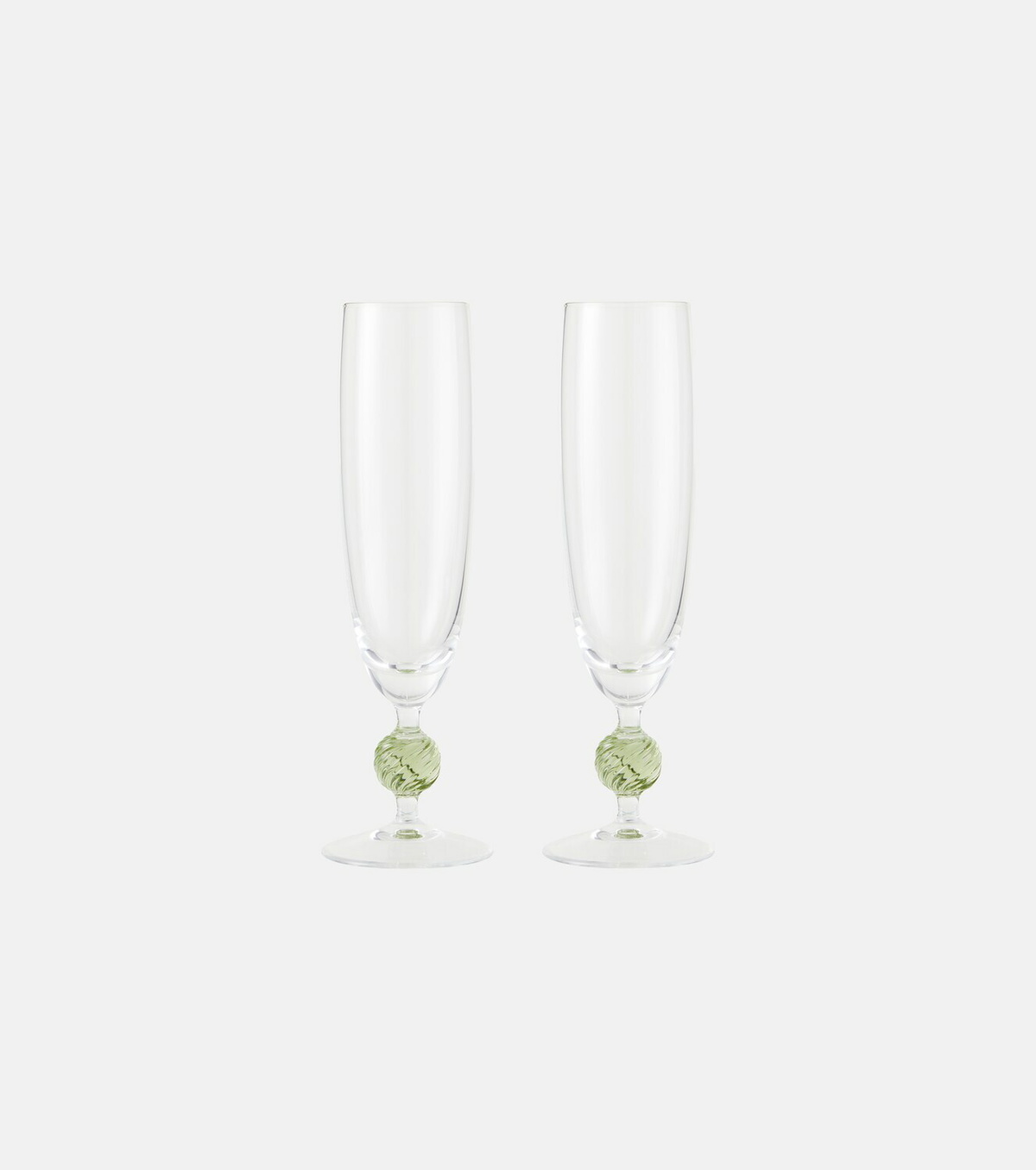 Cabana Demetra set of 2 champagne flutes