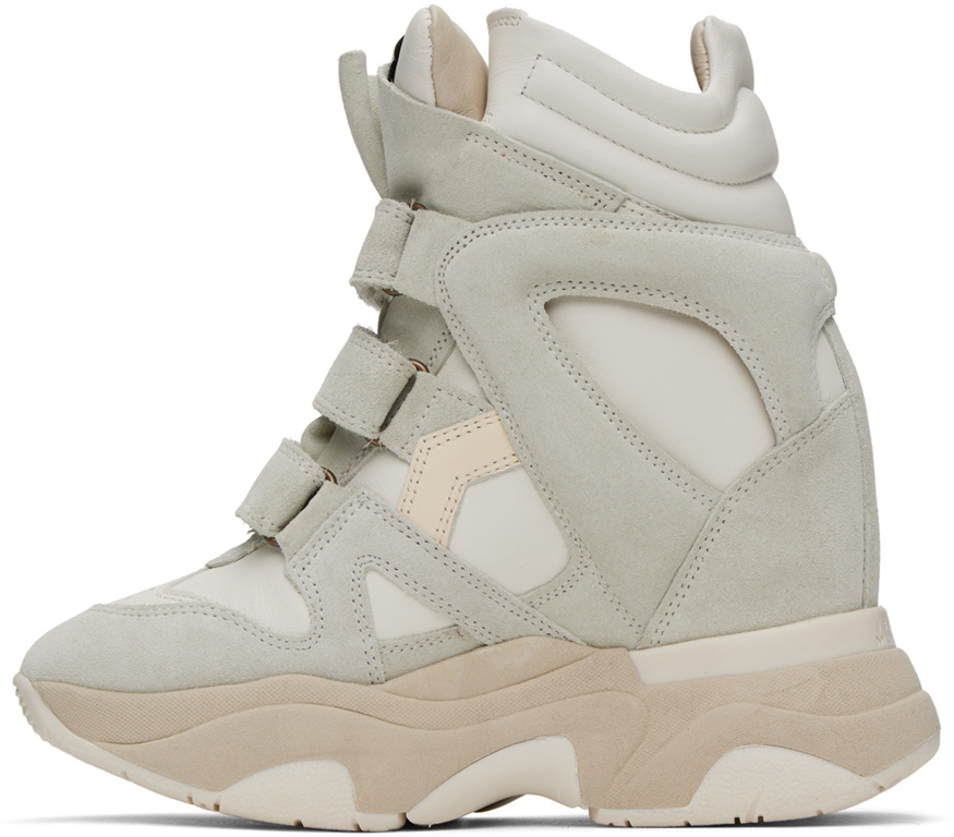 View of Isabel Marant Gray Balskee Sneakers Isabel Marant