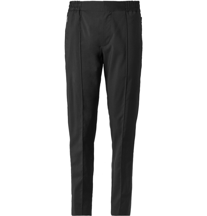 Photo: Etro - Tapered Wool Trousers - Black