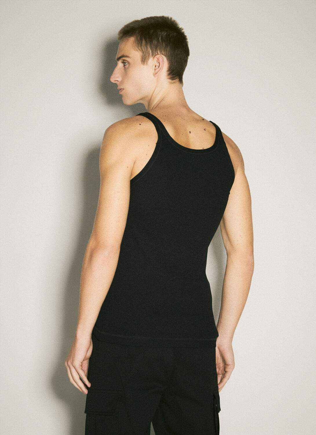 Dolce & Gabbana Logo Embroidery Tank Top