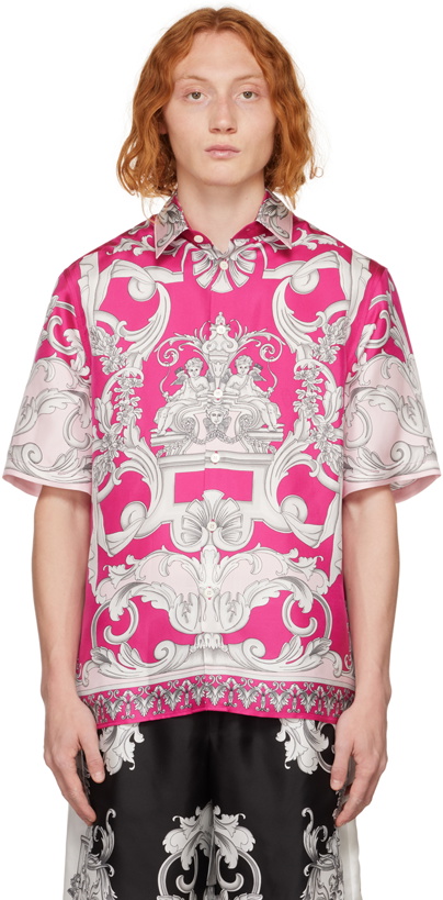 Photo: Versace Pink Baroque Shirt