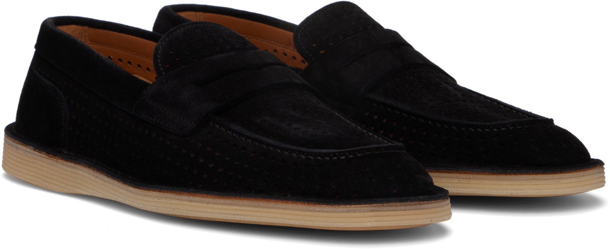 Dolce&Gabbana Black Calfskin Loafers