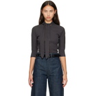 LEMAIRE Gray Ascot T-shirt