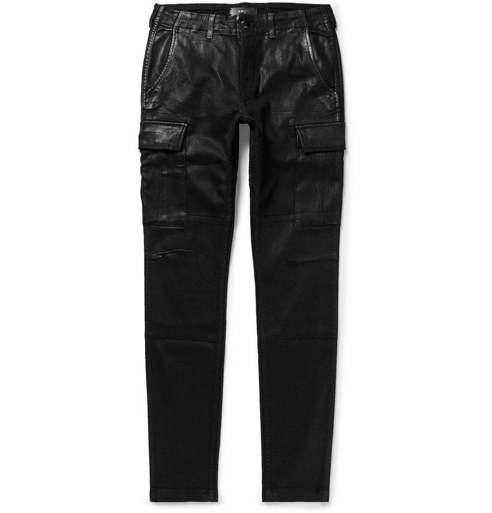 WAX Wide Leg Cargo Jeans - Dark Wash