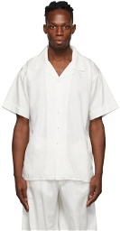 Cleverly Laundry White Short Sleeve Pyjama Shirt