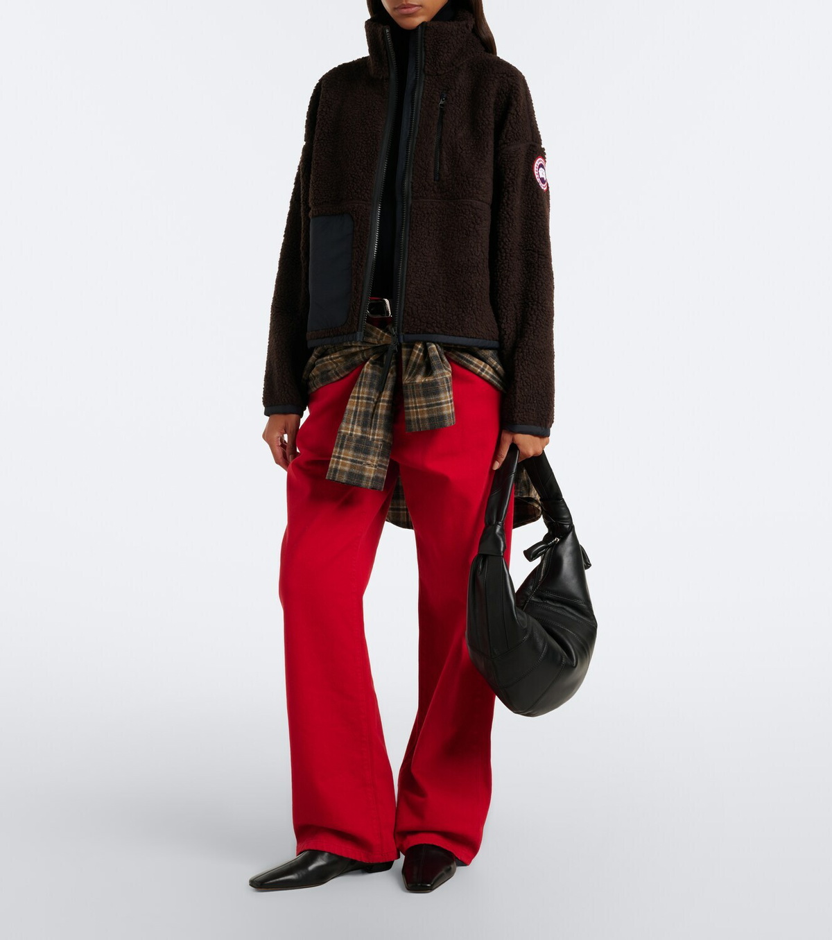 Canada Goose Simcoe wool-blend fleece jacket