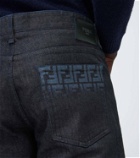 Fendi FF degrade jeans