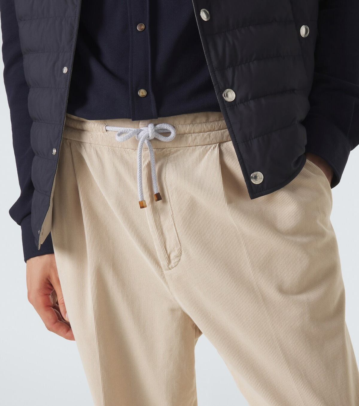 Brunello Cucinelli Cotton tapered pants