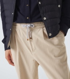 Brunello Cucinelli Cotton tapered pants