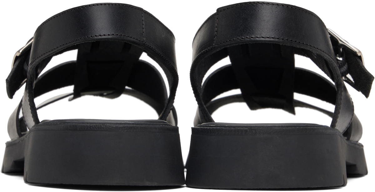 KLEMAN Black Ballast VTG Sandals