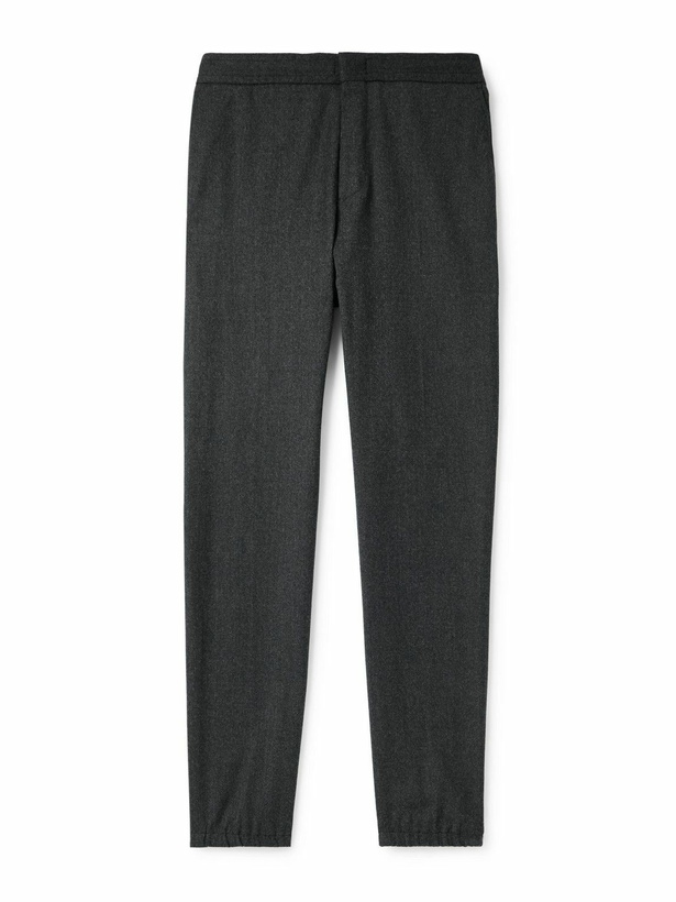 Photo: Zegna - Tapered Wool Trousers - Gray